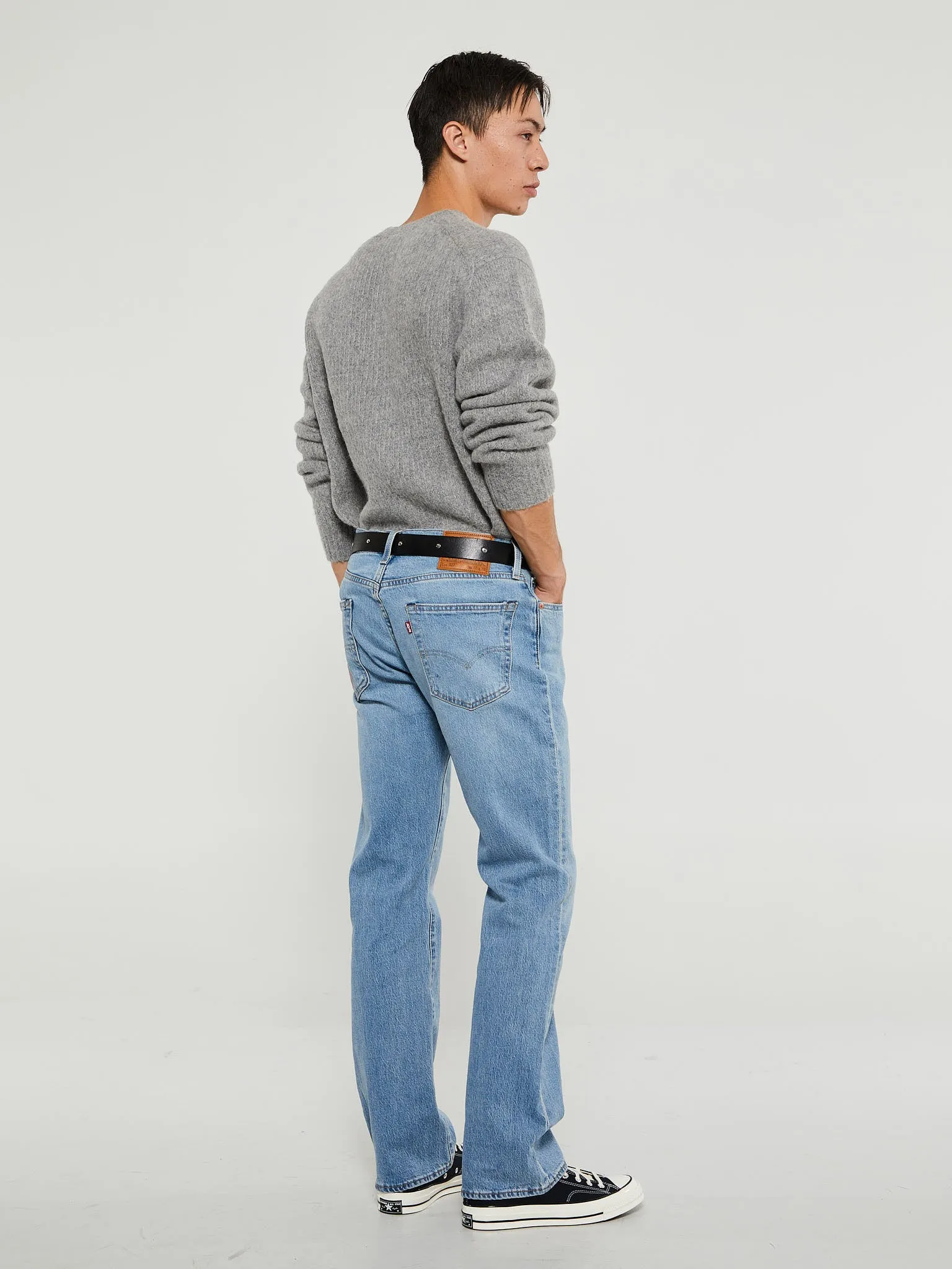 527 Slim Boot Cut Jeans in Its All Fun Med Indigo - Worn In