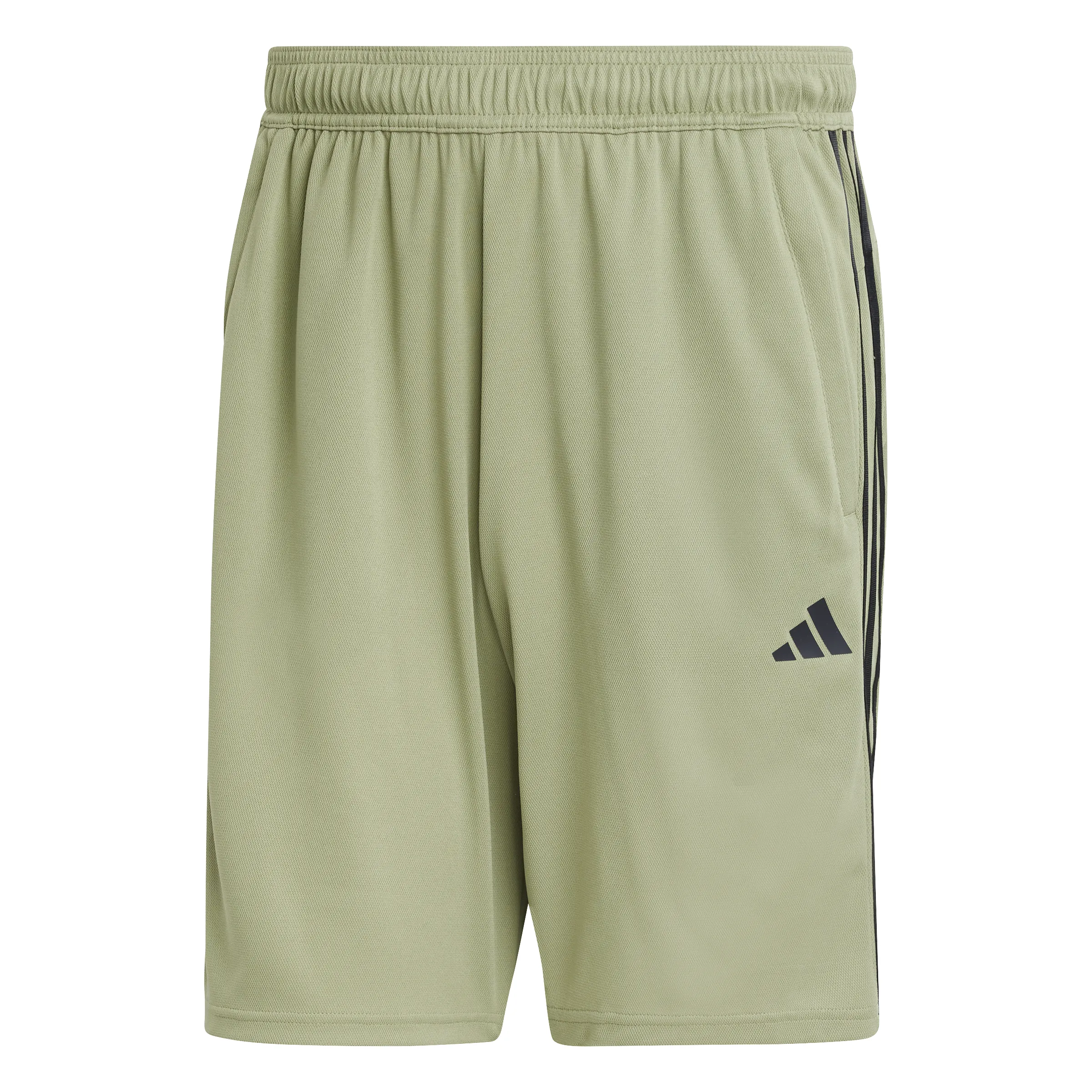 adidas Men's Train Essentials Piqué 3-Stripes Shorts (Tall)