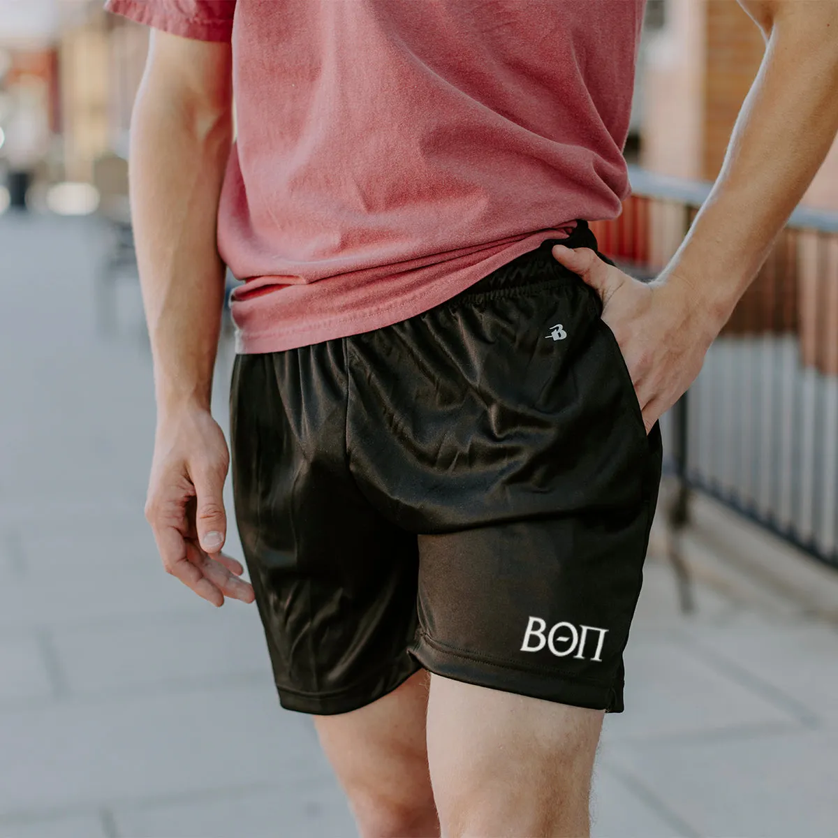 Beta 5" Black Shorts