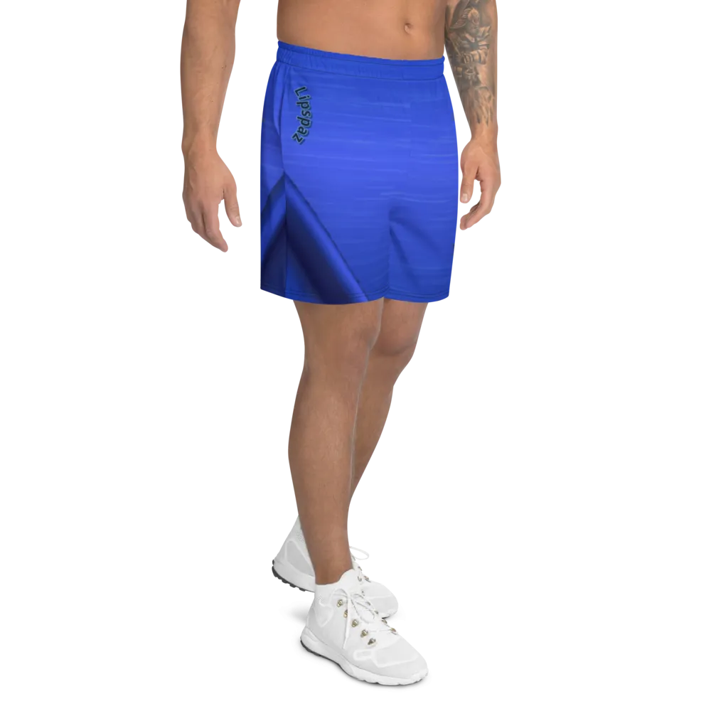 Blue Athletic Long Shorts