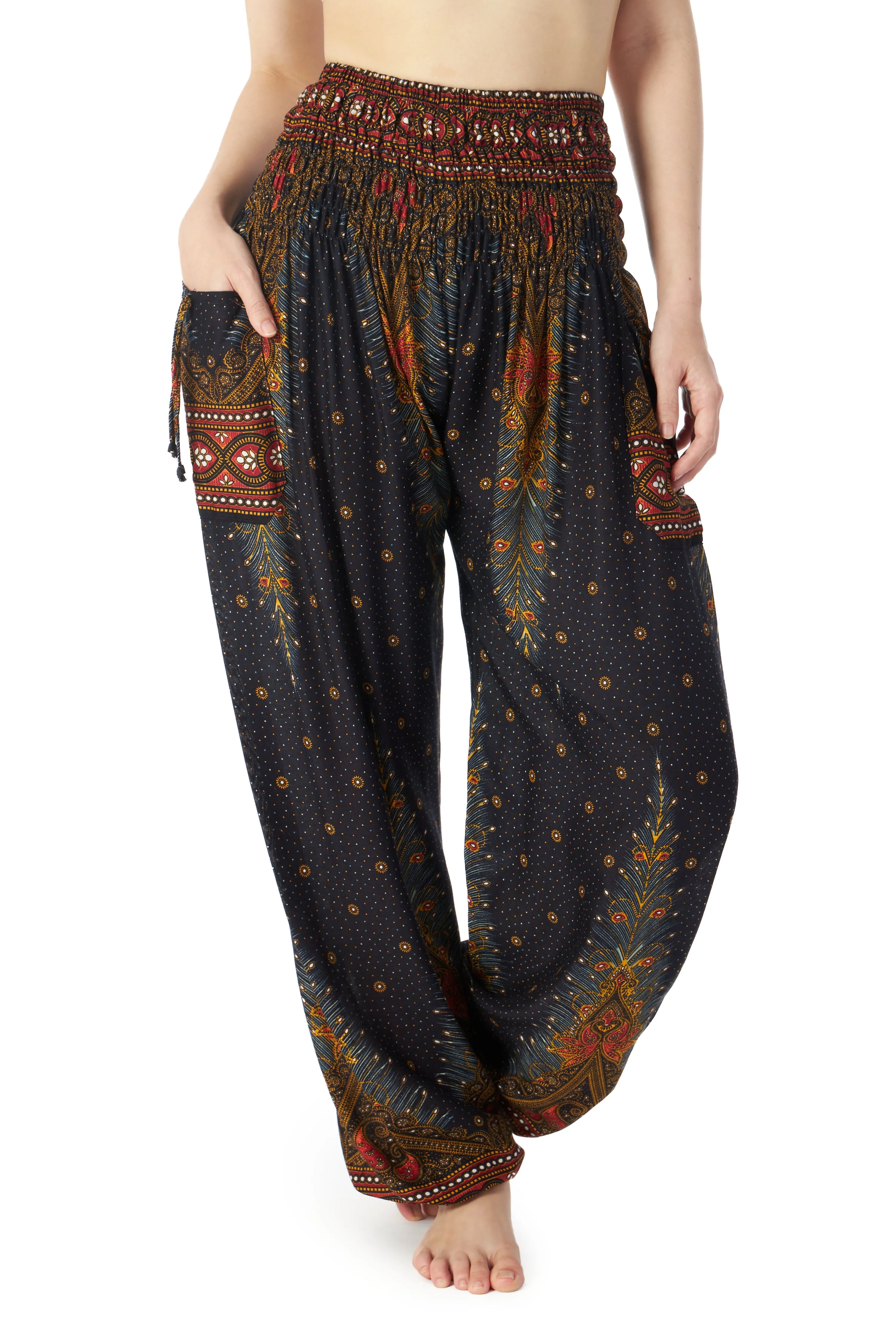 Boho Peacock Pants