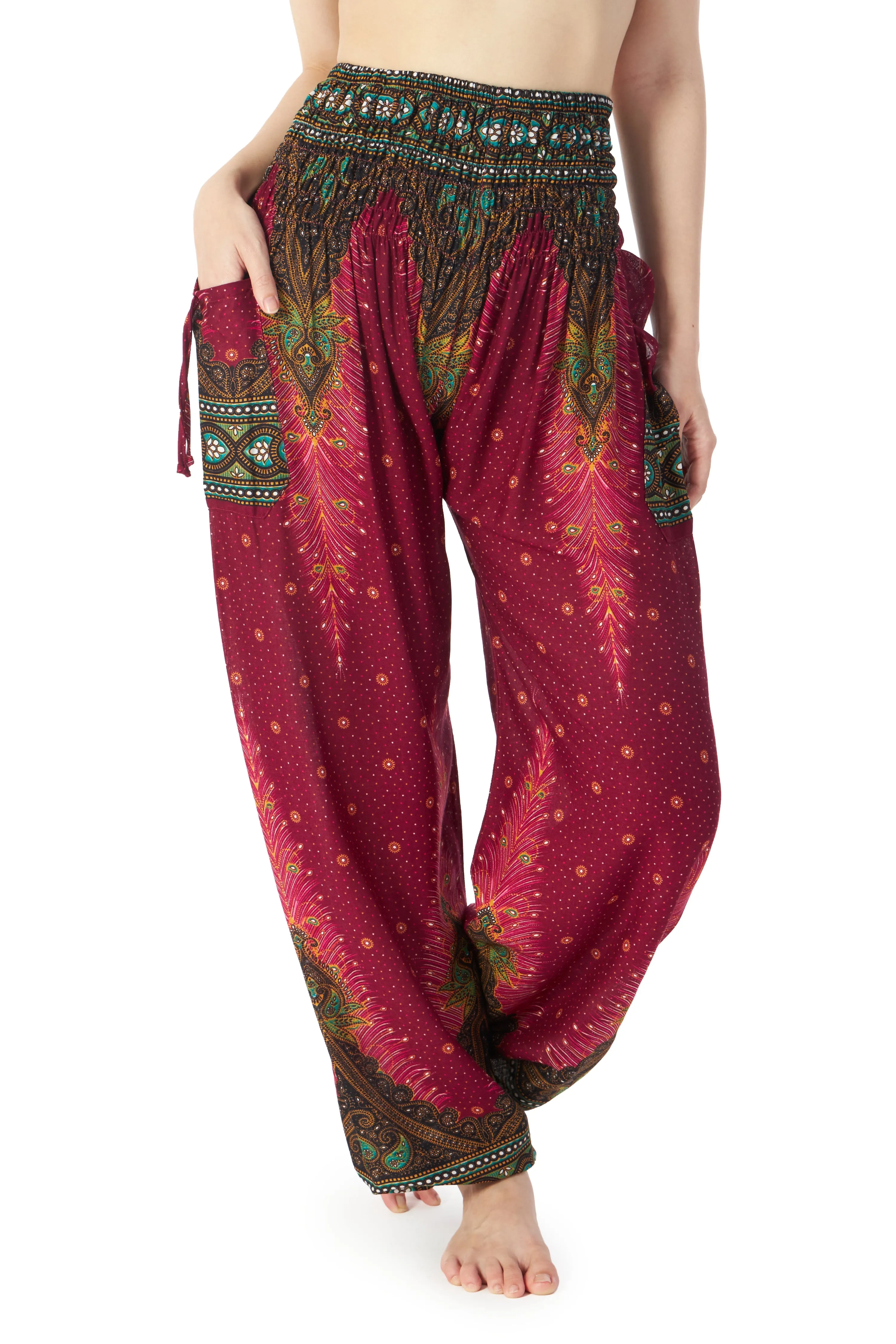 Boho Peacock Pants