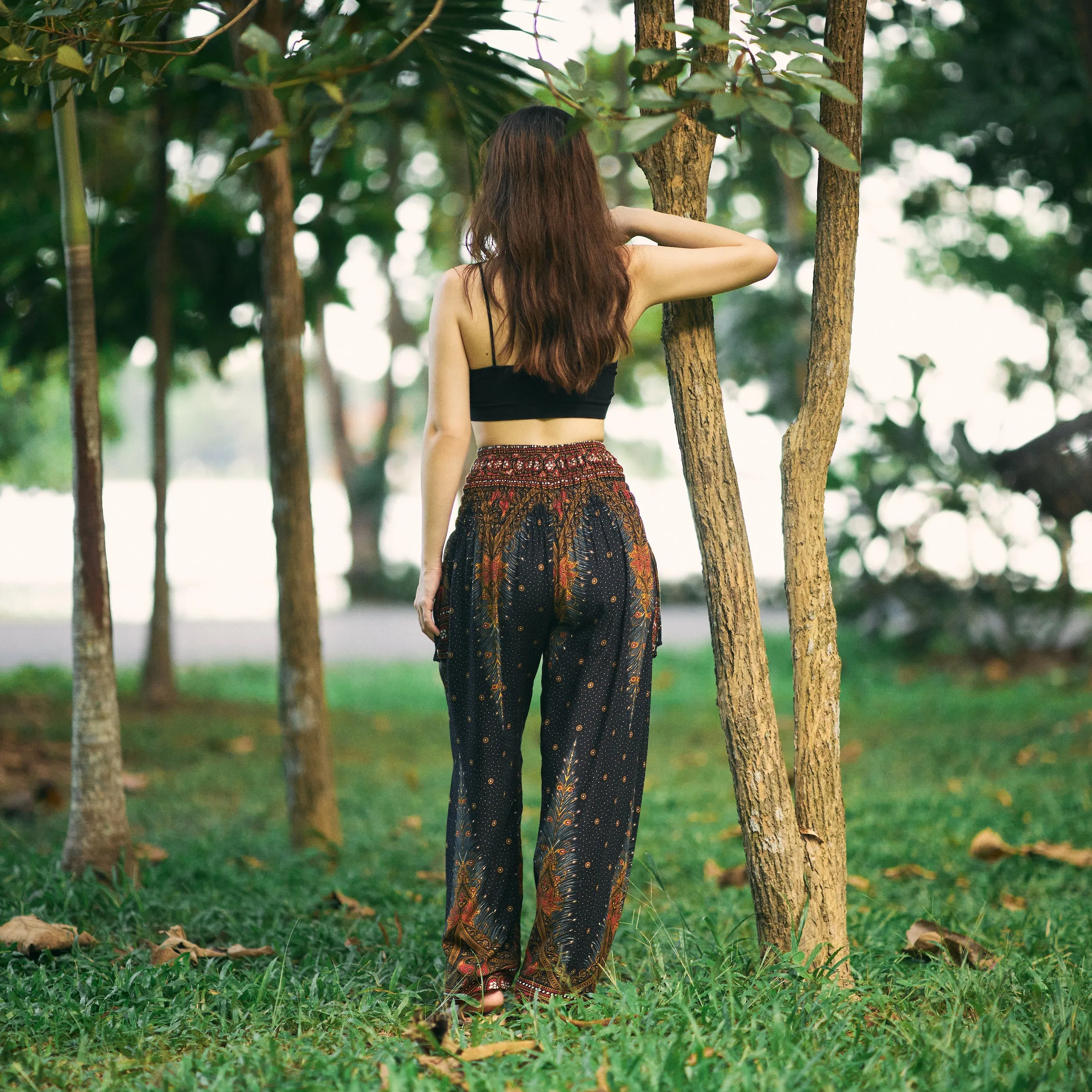 Boho Peacock Pants