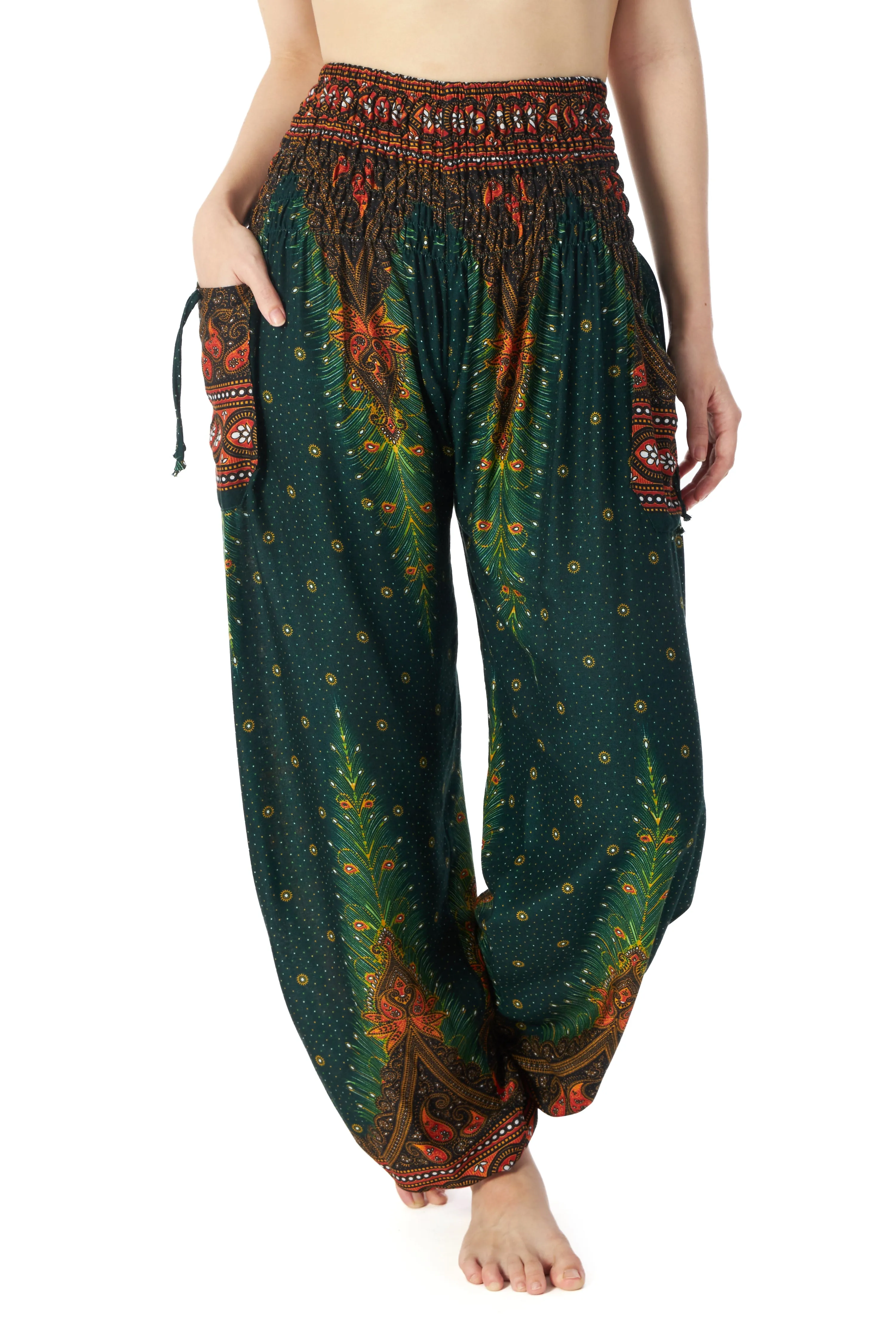 Boho Peacock Pants