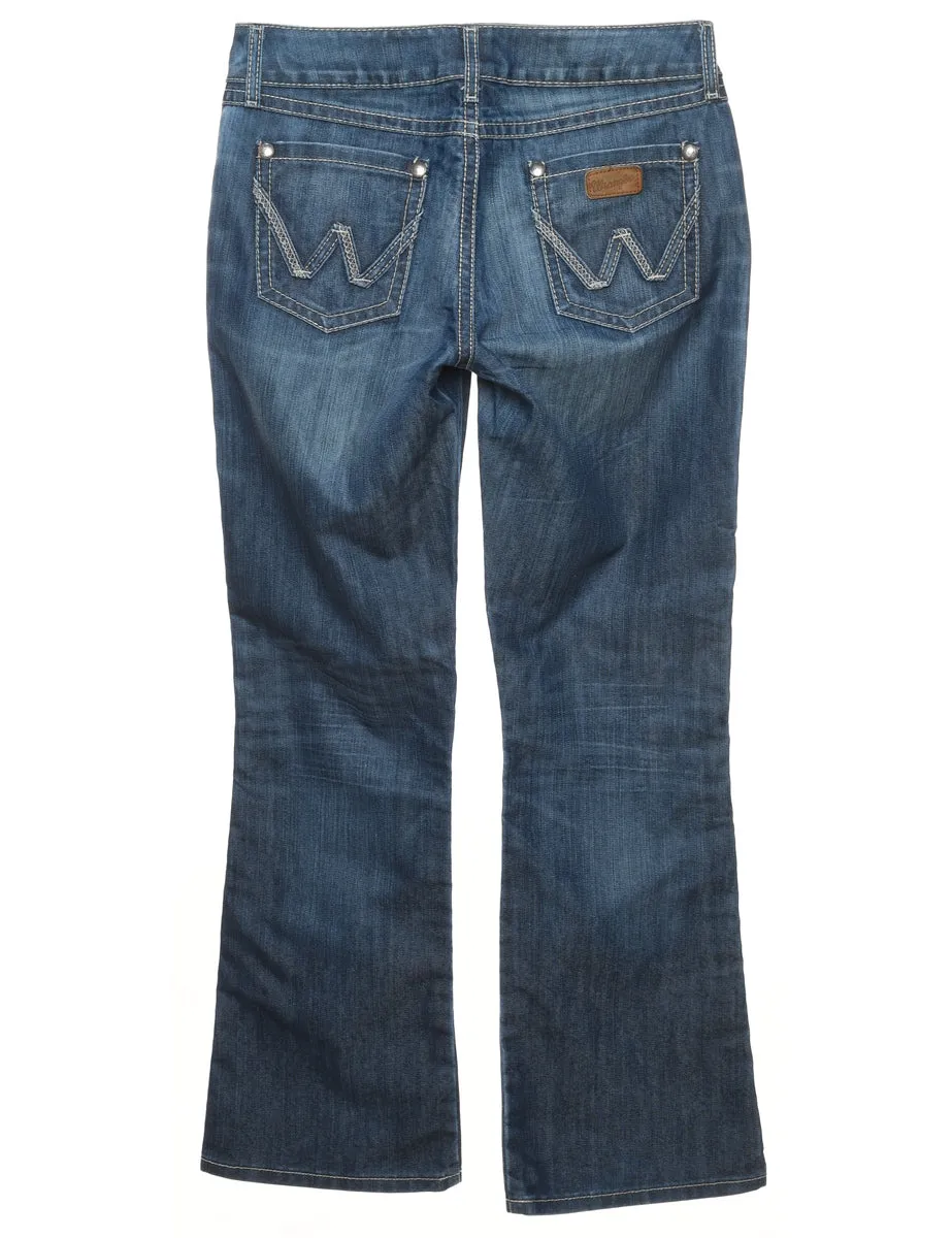 Boot Cut Classic Medium Wash Wrangler Jeans - W32 L31