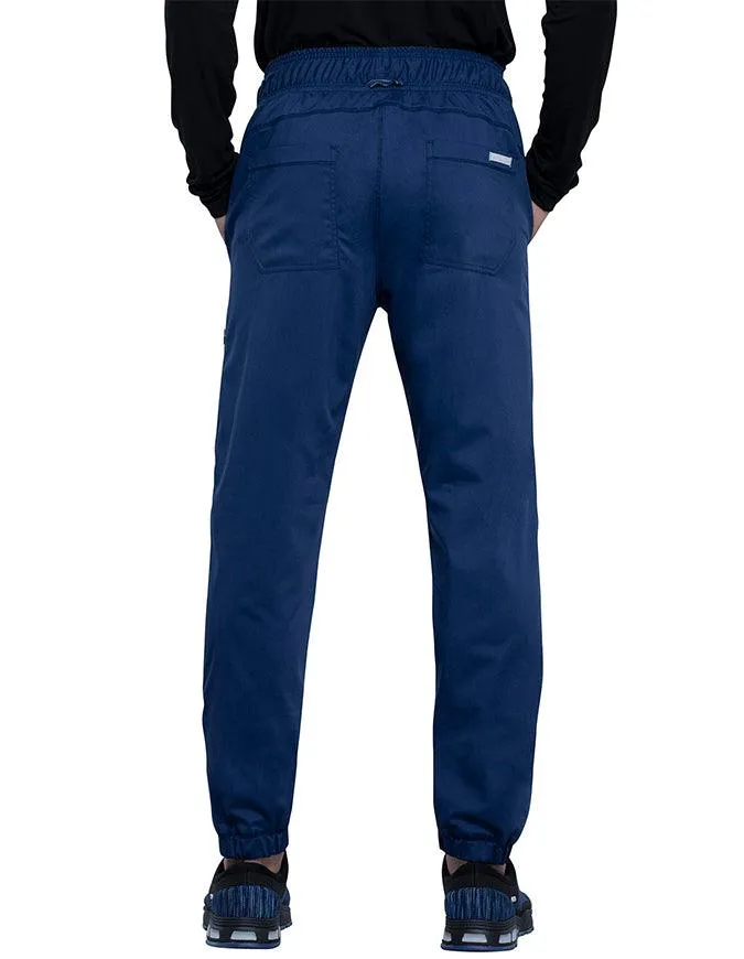 Cherokee Workwear Revolution Men's Natural Rise Straight Leg Jogger Petite Pant