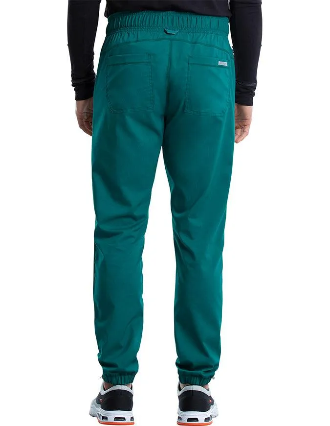 Cherokee Workwear Revolution Men's Natural Rise Straight Leg Jogger Petite Pant