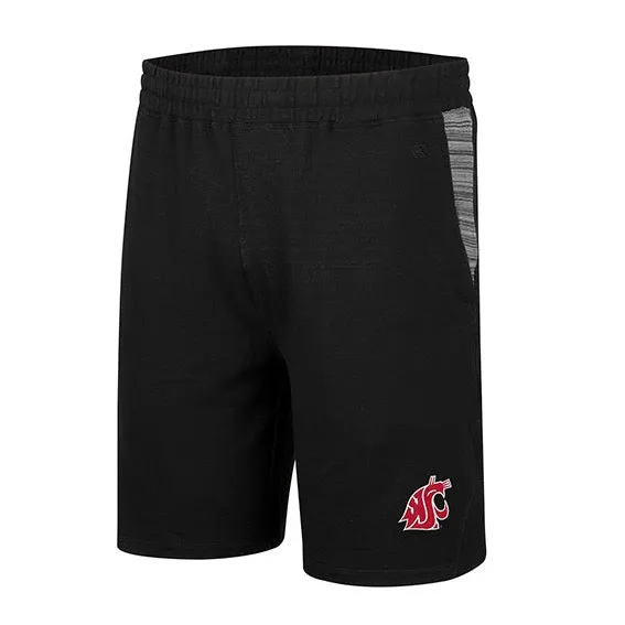 Colosseum Mens Black WSU  Shorts