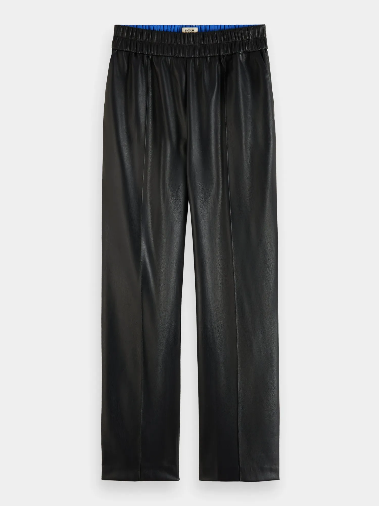 Estelle faux leather jogger pants