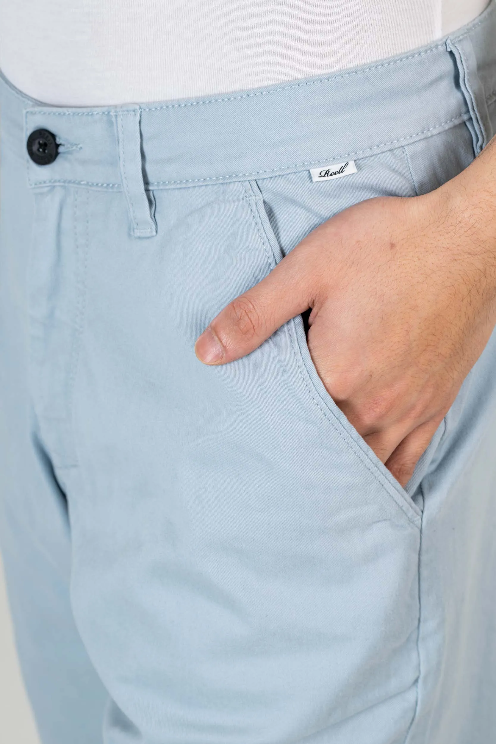 Flex Grip Chino Short - Soft Blue