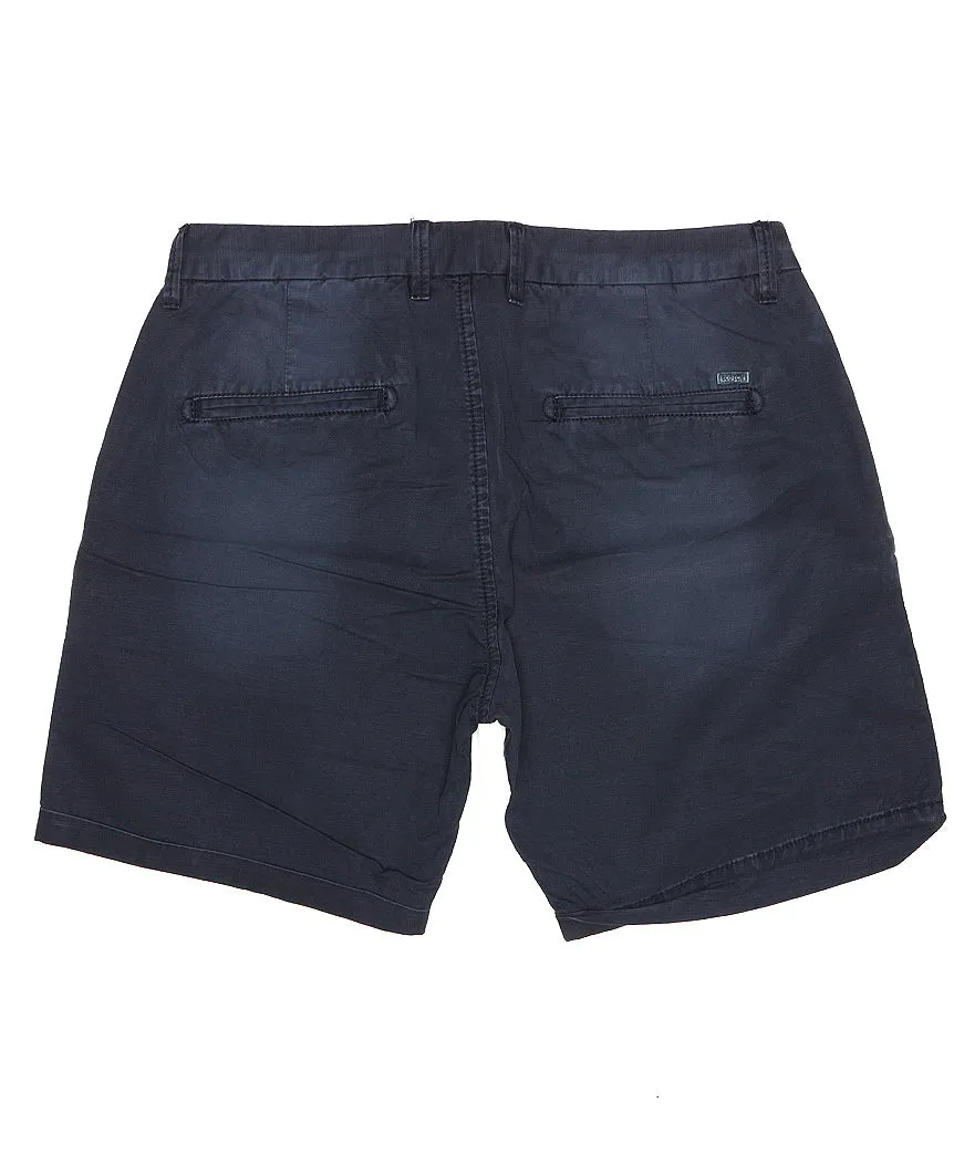 Garment Dyed Slub Shorts Navy