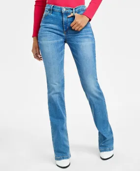 GUESS Women's Sexy Mid Rise Bootcut Jeans