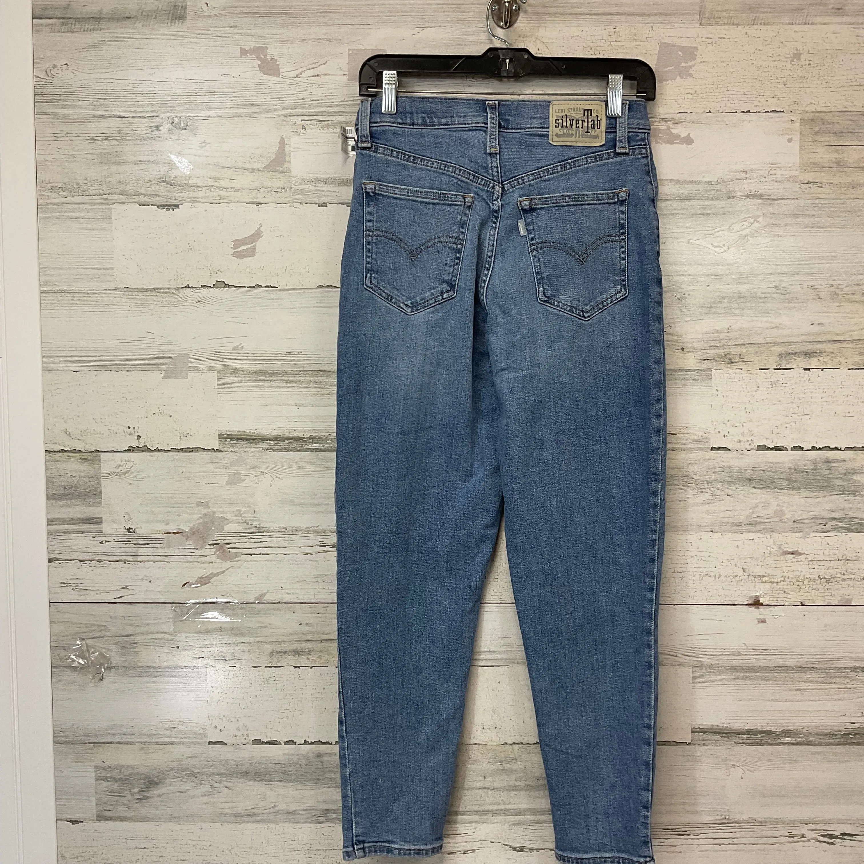 Jeans Straight By Levis In Blue Denim, Size: 4