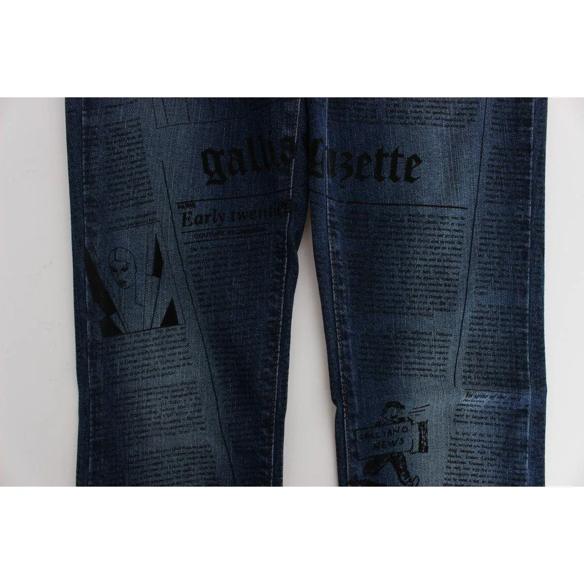 John Galliano Elegant Slim Bootcut Denim Jeans