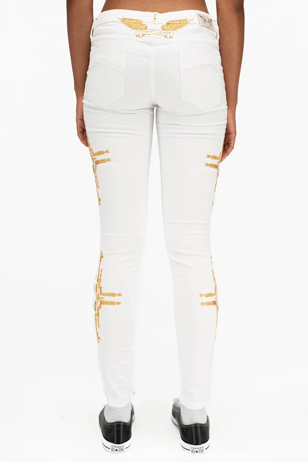 MARILYN SKINNY IN CHAPA WHITE