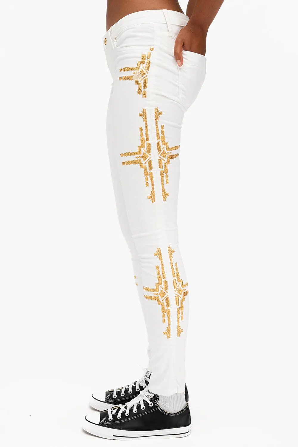 MARILYN SKINNY IN CHAPA WHITE