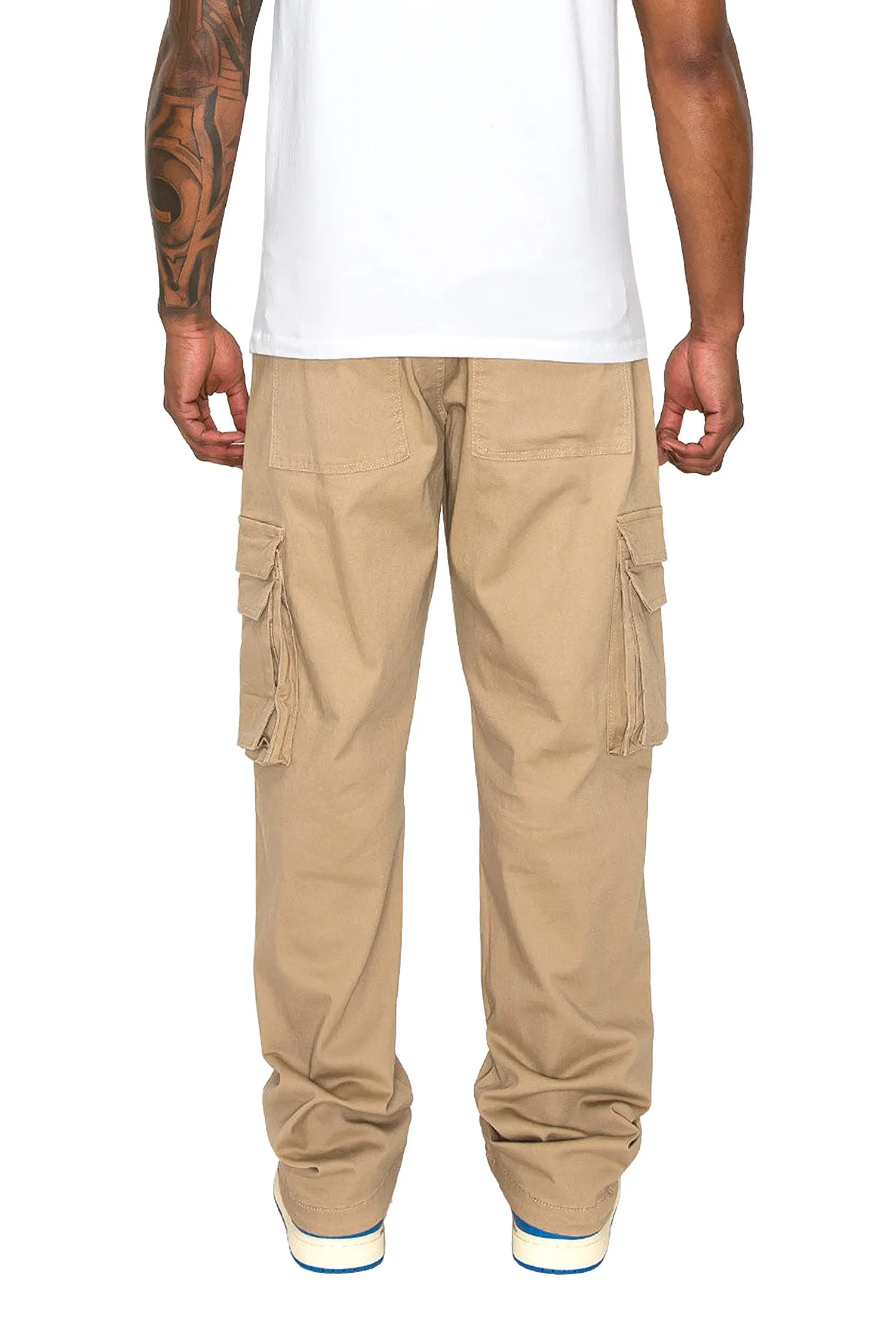 Men's Baggy Relaxed Fit Multiple Pocket Cargo Pants