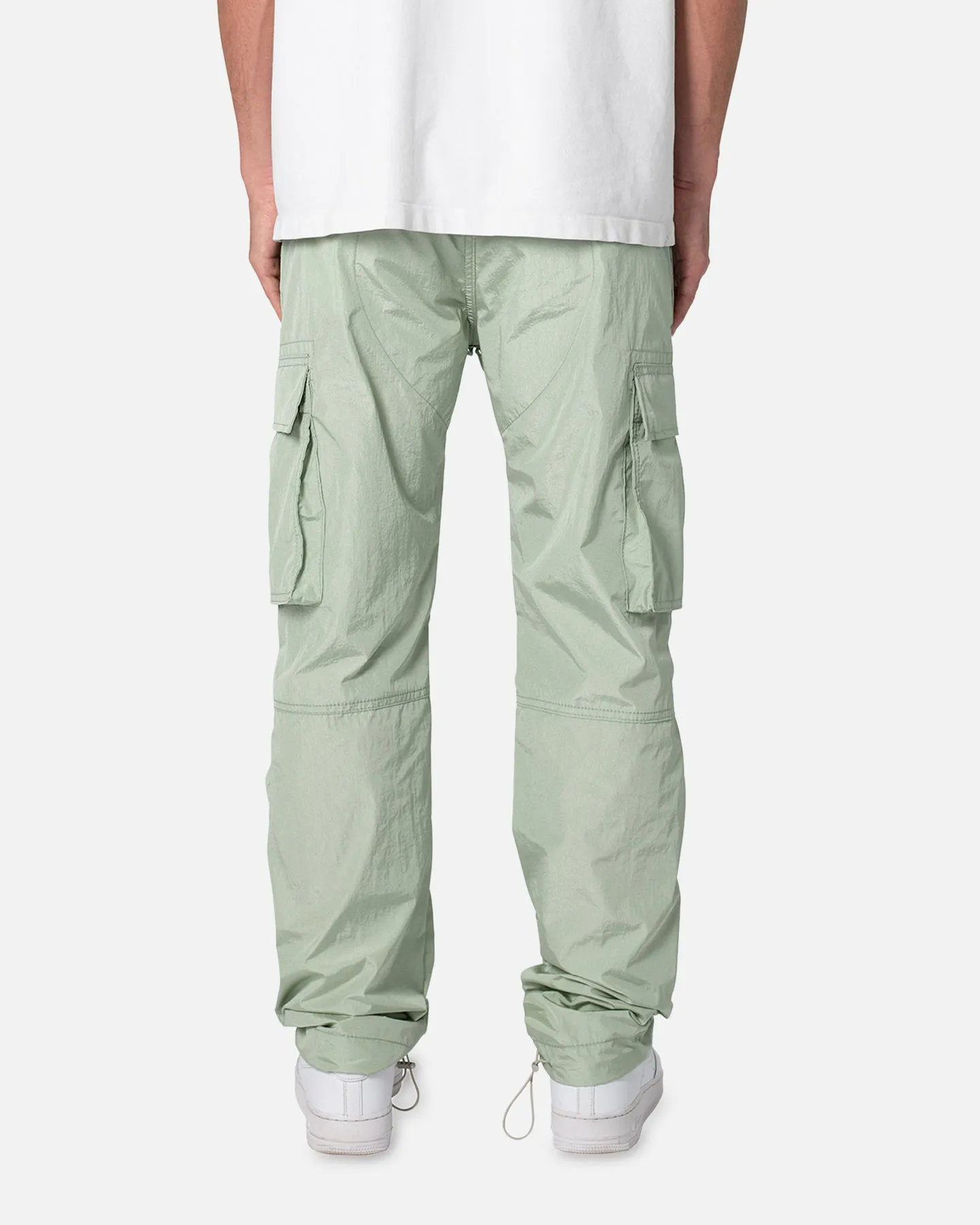 MNML Crinkle Cargo Pants Green