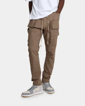 MNML Drop Crotch Cargo Pants Stone