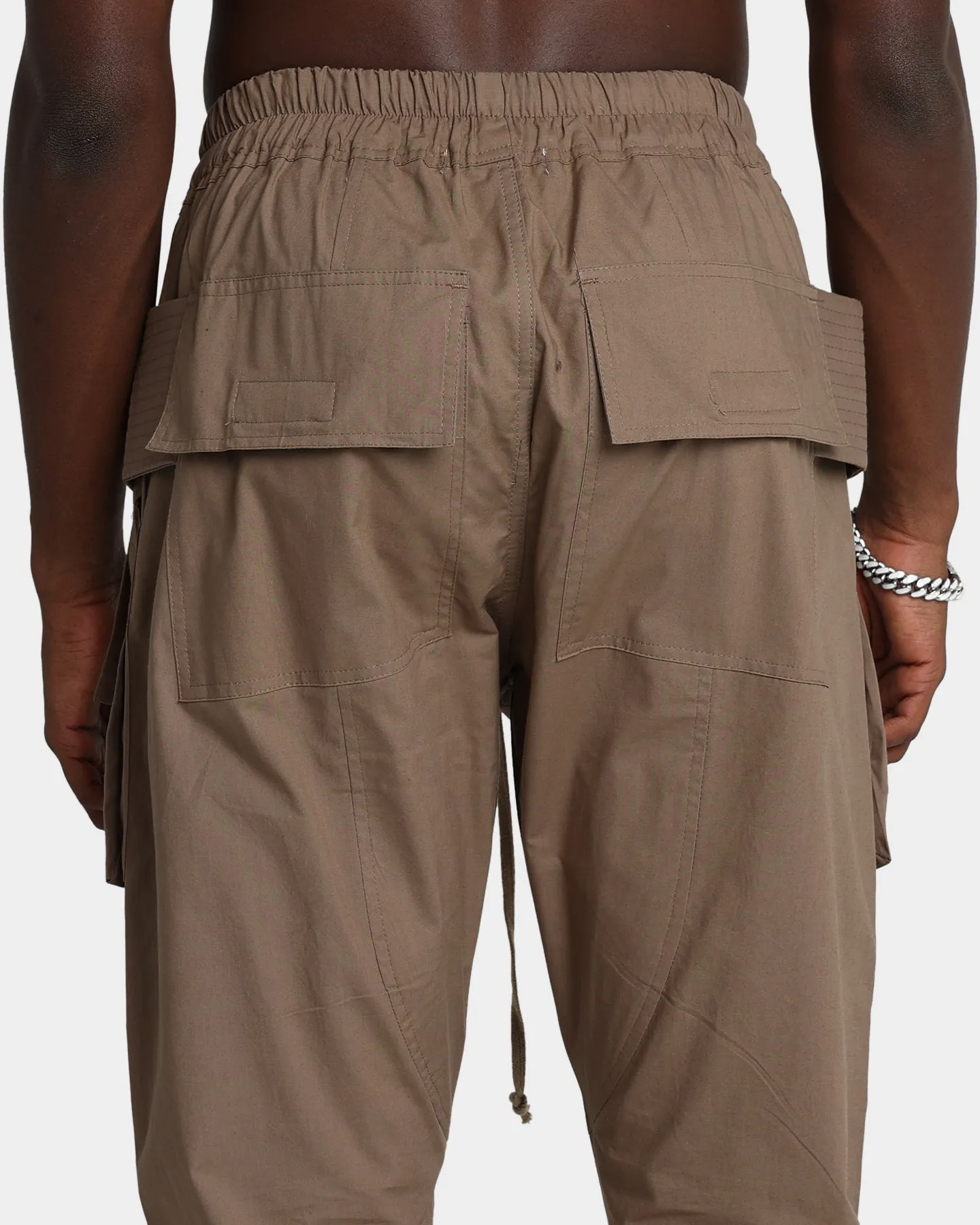 MNML Drop Crotch Cargo Pants Stone