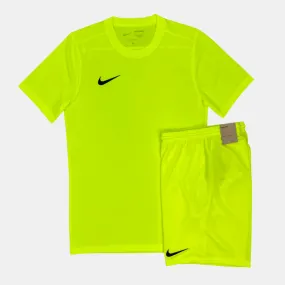 Nike Dri-Fit Tshirt / Shorts Set - Volt Green