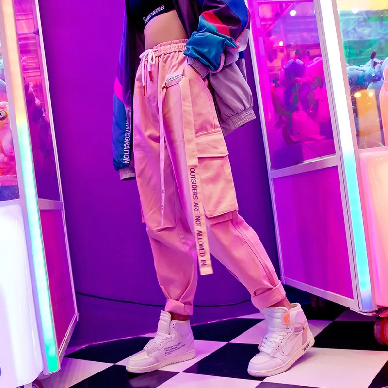 Pastel Pop Cargo Jogger Pants