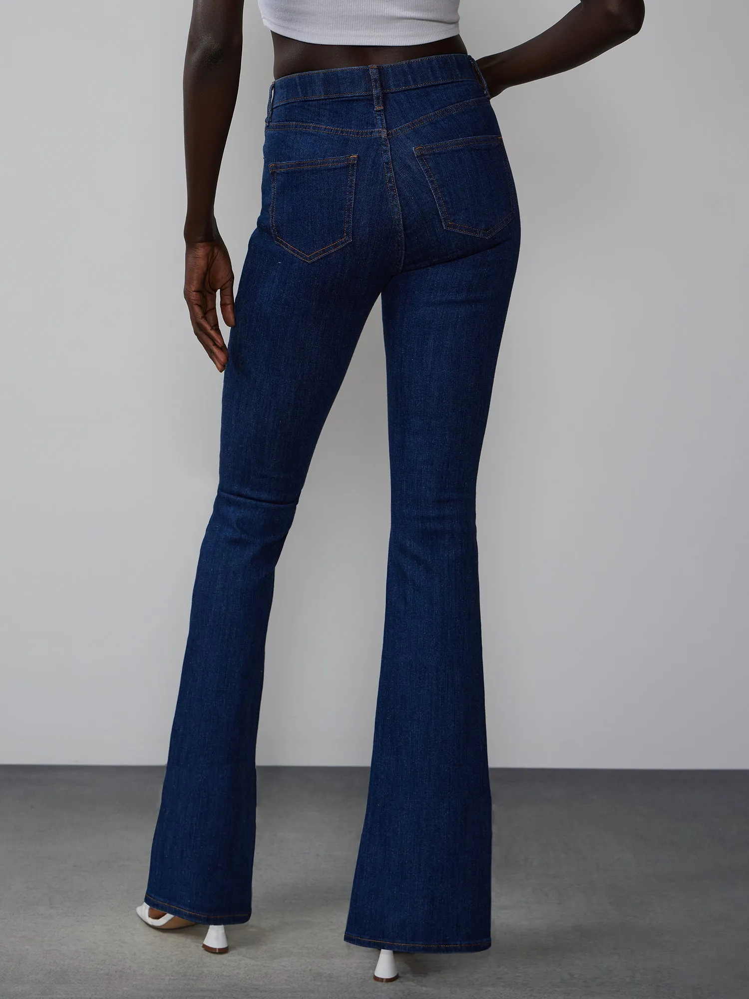 Petite Essential High Rise Bootcut Jeans