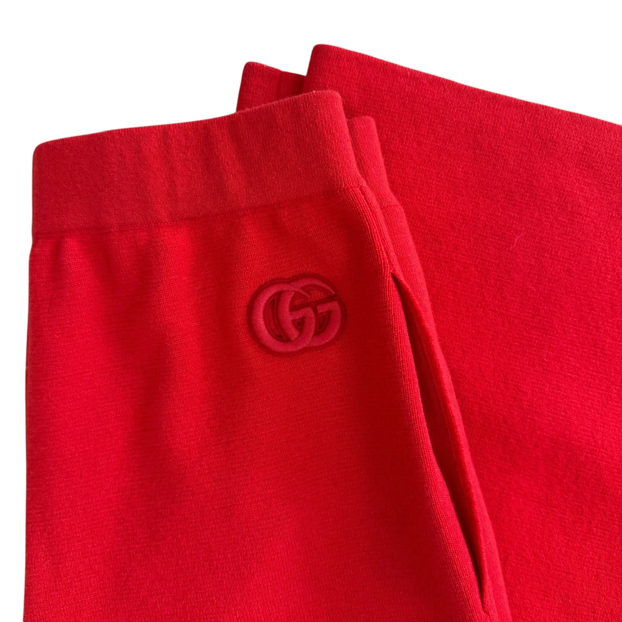 Red Logo Pants - M