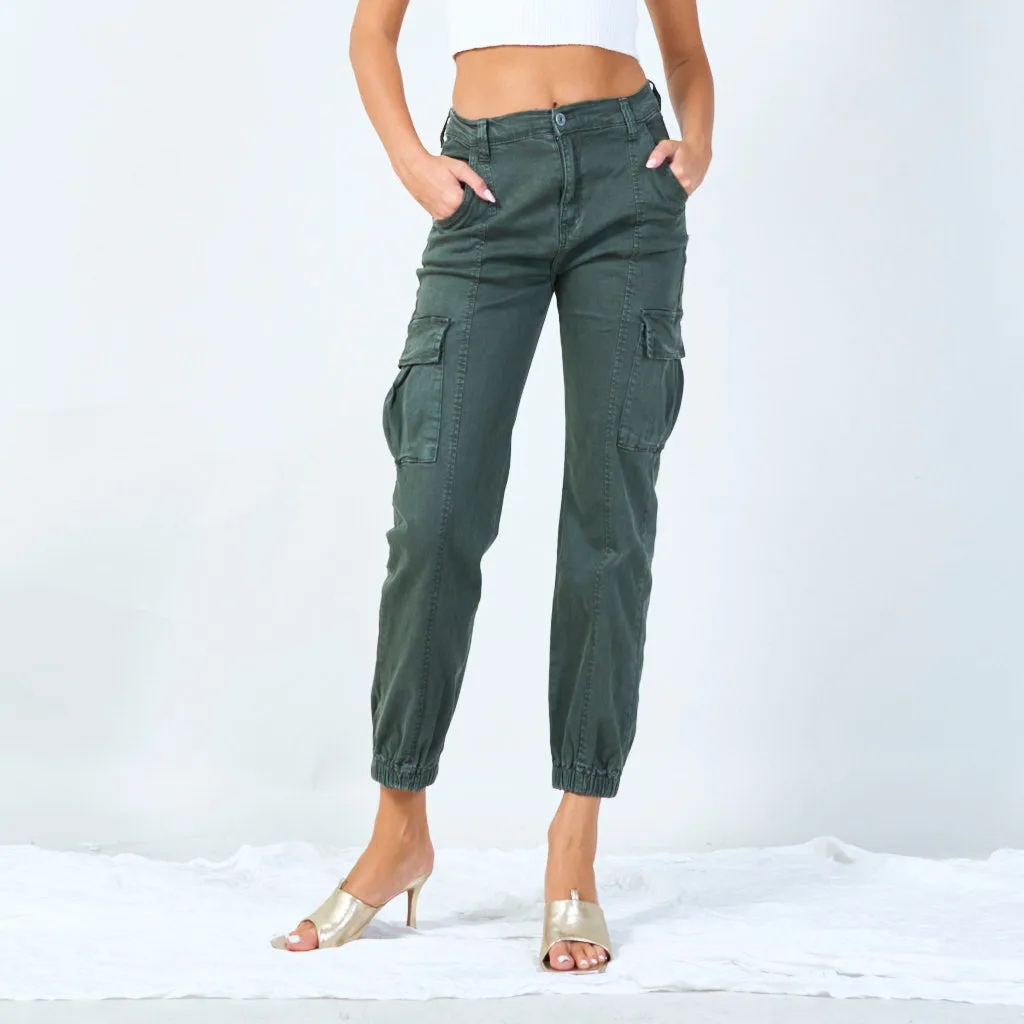 Relaxed cargo jogger pants wholesale