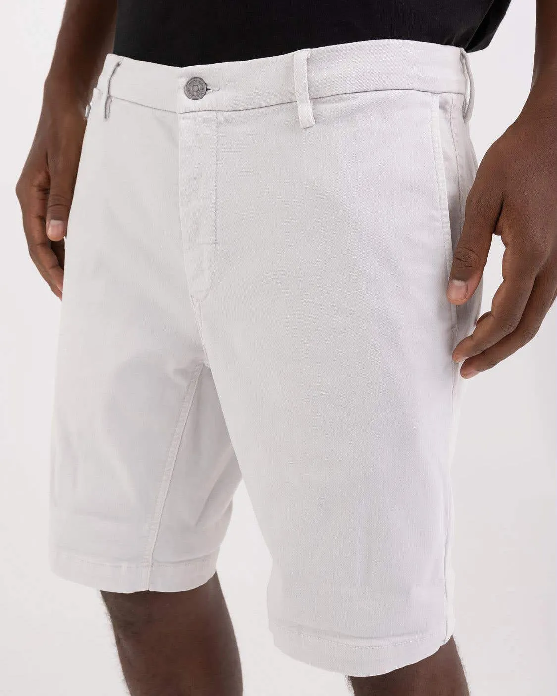 Replay Benni Hyperchino Colour XLITE Chino Shorts - Pearl Grey