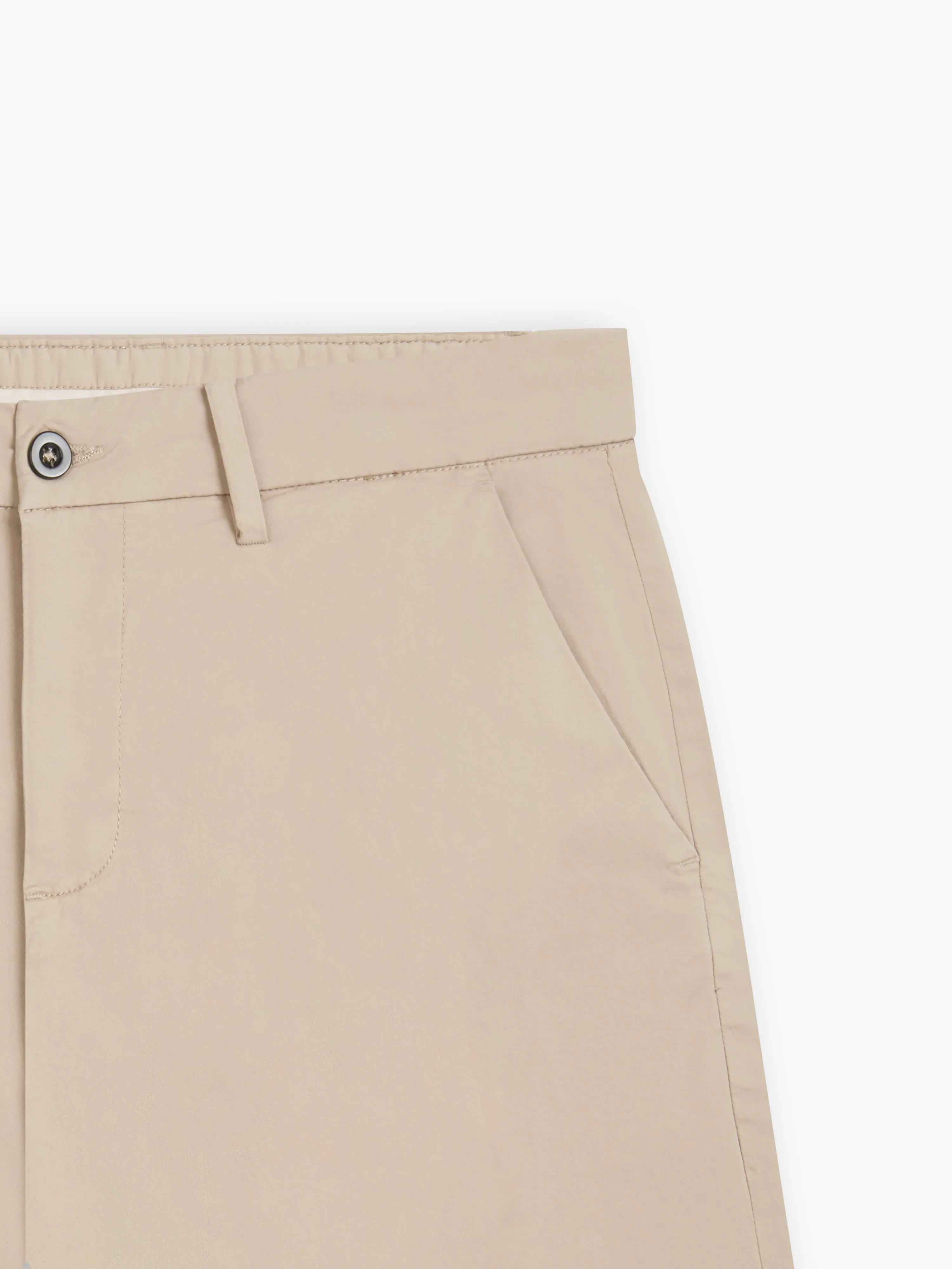 Slim Fit Sand Chino Shorts