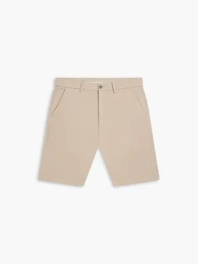 Slim Fit Sand Chino Shorts