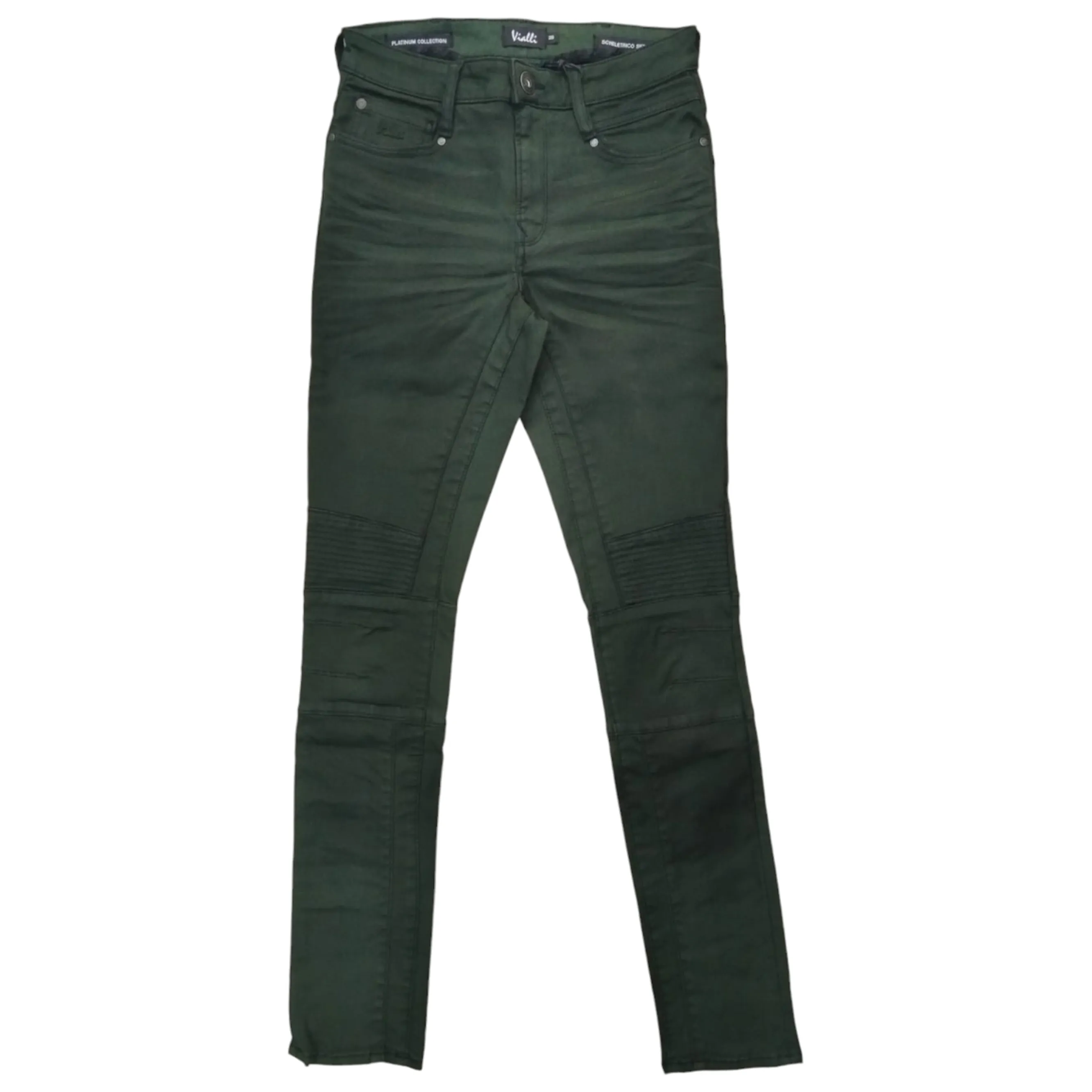 Vialli Jeans Iyewo Skinny Bottle Green