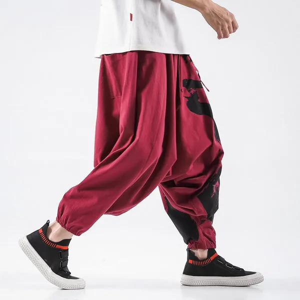 WLS Drako Street-Style Pants Red