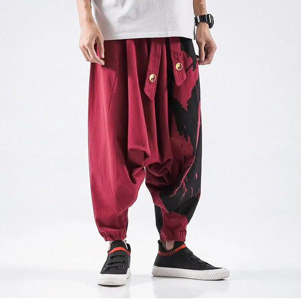 WLS Drako Street-Style Pants Red