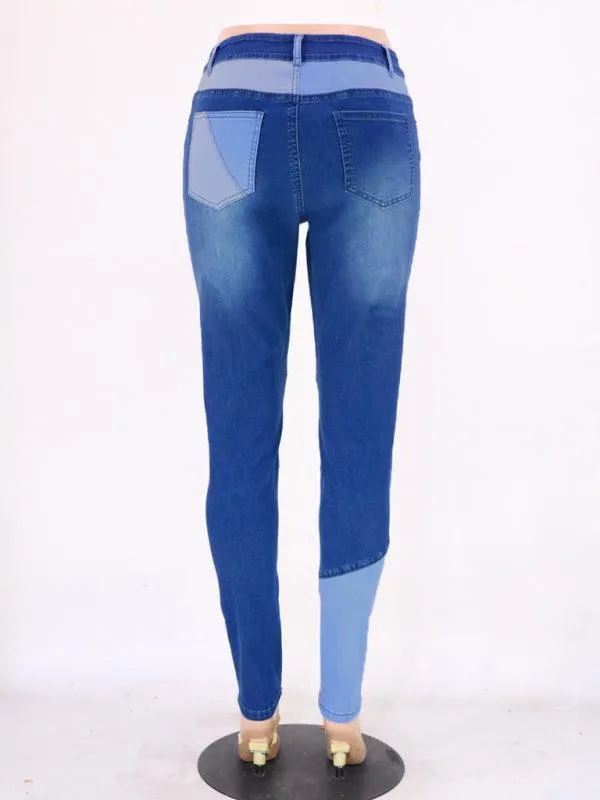 Women's High Waist Skinny Jeans