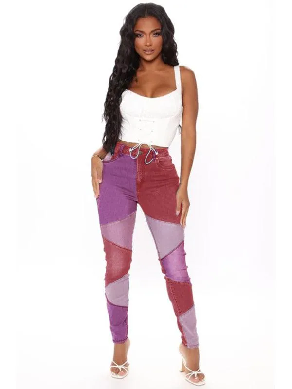 Women's High Waist Skinny Jeans