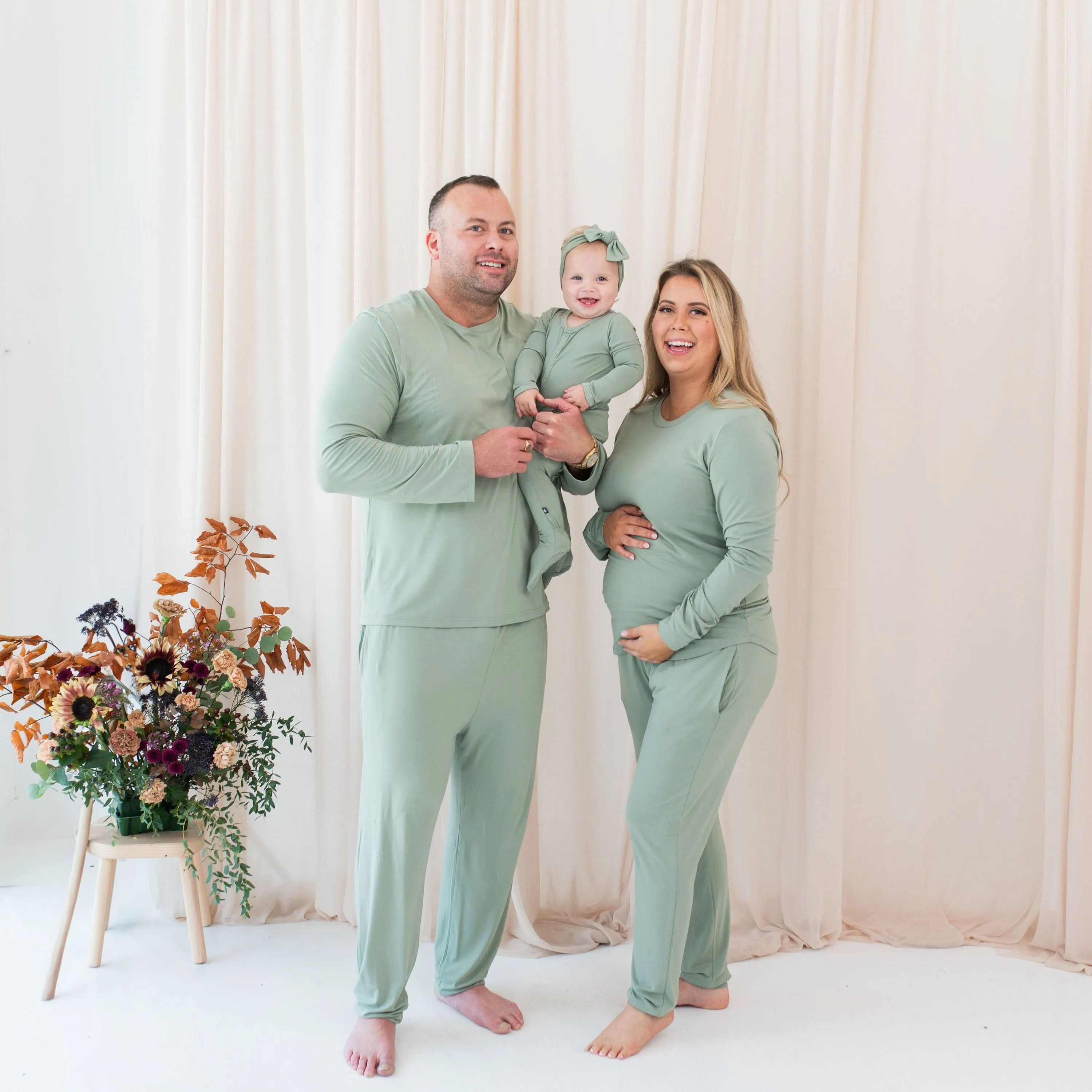 Women's Jogger Pajama Set in Thyme